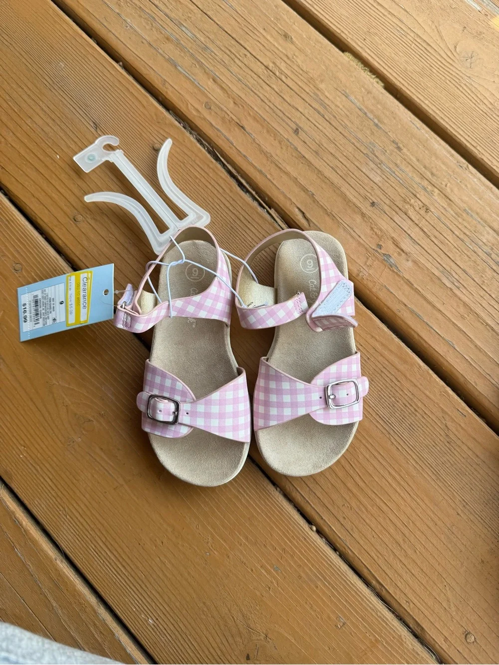 Cat & Jack Girls' Pastel Sandal Set - Pink, Rainbow, Cream